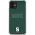 Michigan State University MSU Letters iPhone 12 Clear Case