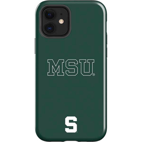Michigan State University MSU Letters iPhone 12 Impact Case