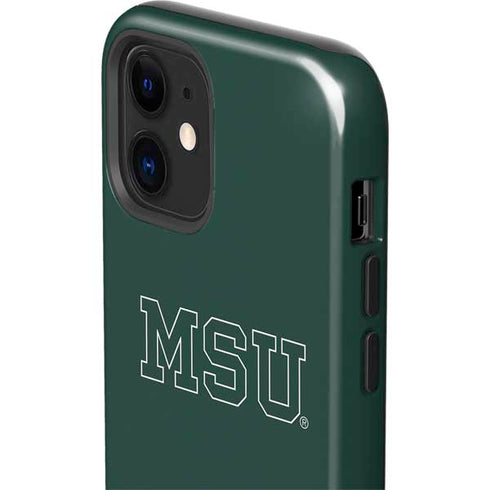 Michigan State University MSU Letters iPhone 12 Impact Case
