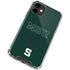 Michigan State University MSU Letters iPhone 12 Mini Clear Case