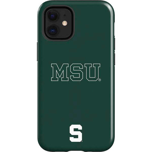 Michigan State University MSU Letters iPhone 12 Mini Impact Case