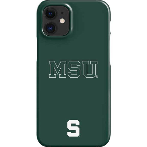 Michigan State University MSU Letters iPhone 12 Mini Lite Case