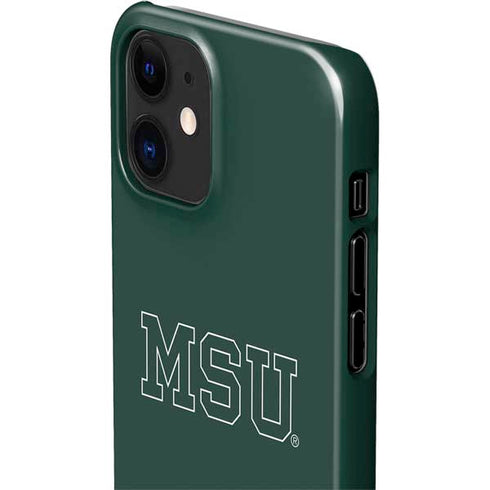 Michigan State University MSU Letters iPhone 12 Mini Lite Case