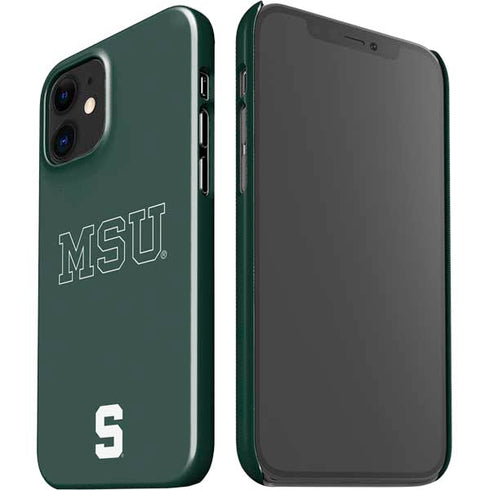 Michigan State University MSU Letters iPhone 12 Mini Lite Case