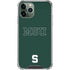 Michigan State University MSU Letters iPhone 12 Pro Clear Case