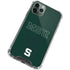 Michigan State University MSU Letters iPhone 12 Pro Clear Case