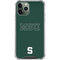 Michigan State University MSU Letters iPhone 12 Pro Max Clear Case