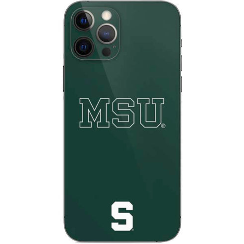 Michigan State University MSU Letters iPhone 12 Pro Skin