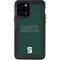 Michigan State University MSU Letters iPhone 12 Pro Waterproof Case