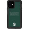 Michigan State University MSU Letters iPhone 12 Waterproof Case