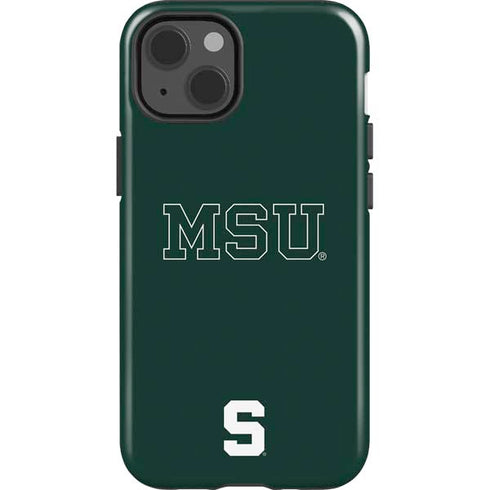 Michigan State University MSU Letters iPhone 13 Impact Case