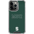 Michigan State University MSU Letters iPhone 13 Pro Clear Case
