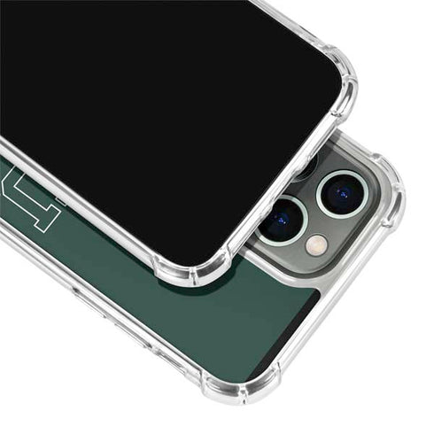 Michigan State University MSU Letters iPhone 13 Pro Clear Case