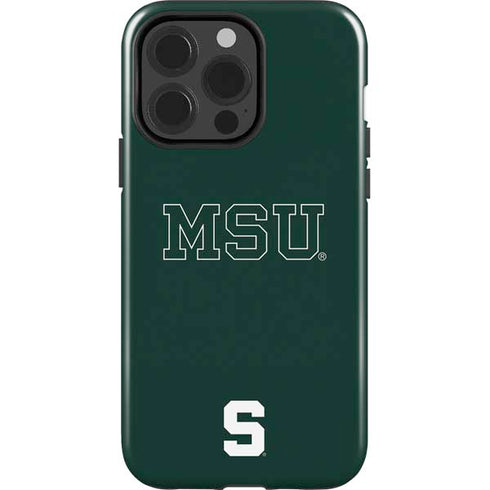 Michigan State University MSU Letters iPhone 13 Pro Impact Case