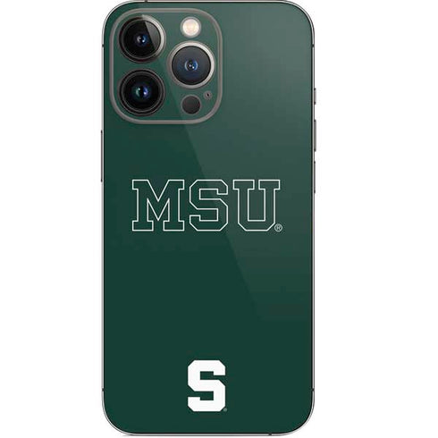 Michigan State University MSU Letters iPhone 13 Pro Skin