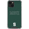 Michigan State University MSU Letters iPhone 14 Clear Case