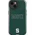 Michigan State University MSU Letters iPhone 14 Plus Impact Case