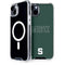 Michigan State University MSU Letters iPhone 14 Plus MagSafe Case