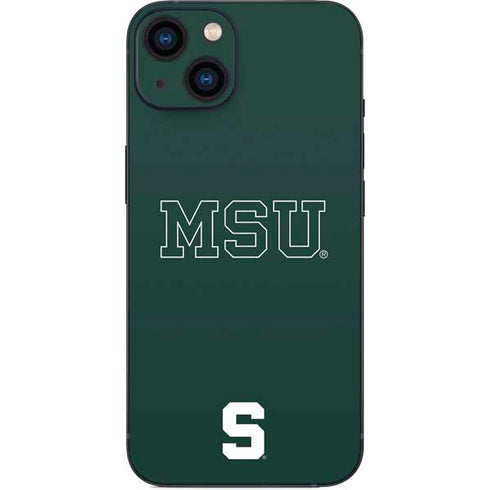Michigan State University MSU Letters iPhone 14 Plus Skin
