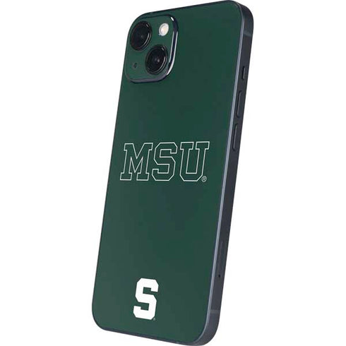 Michigan State University MSU Letters iPhone 15 Plus Skin