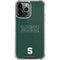 Michigan State University MSU Letters iPhone 15 Pro Max Clear Case