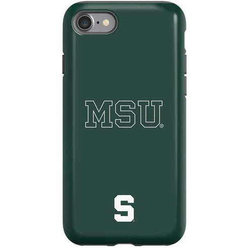 Michigan State University MSU Letters iPhone SE (2nd & 3rd Gen) Pro Case