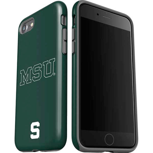 Michigan State University MSU Letters iPhone SE (2nd & 3rd Gen) Pro Case