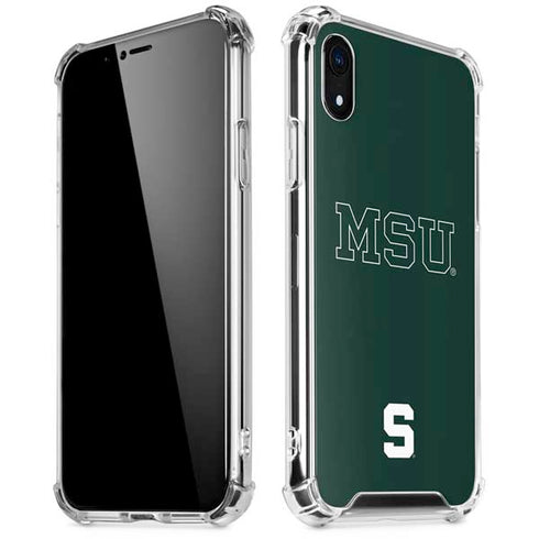 Michigan State University MSU Letters iPhone XR Clear Case