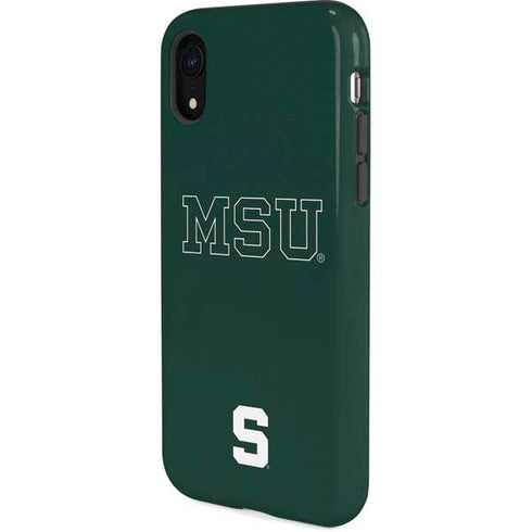 Michigan State University MSU Letters iPhone XR Pro Case