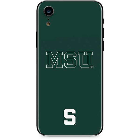 Michigan State University MSU Letters iPhone XR Skin
