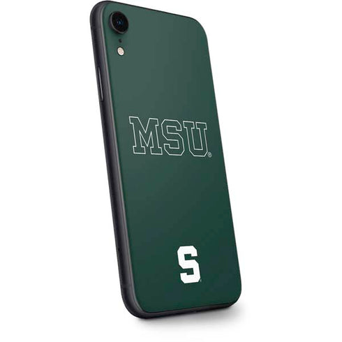 Michigan State University MSU Letters iPhone XR Skin