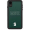 Michigan State University MSU Letters iPhone XR Waterproof Case