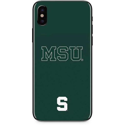 Michigan State University MSU Letters iPhone XS Skin