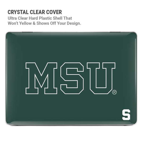 Michigan State University MSU Letters MacBook Pro 16in (2021-25) Case plus Skin