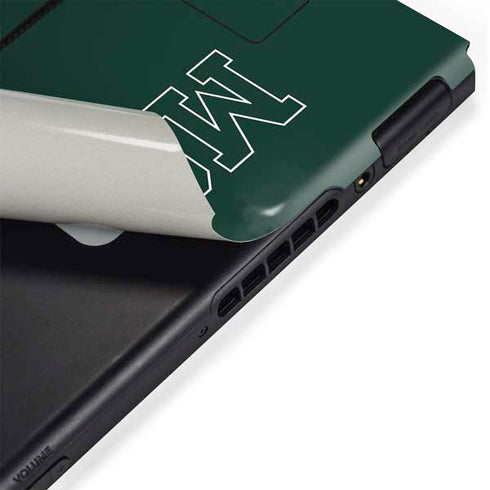 Michigan State University MSU Letters Nintendo Switch Bundle Skin