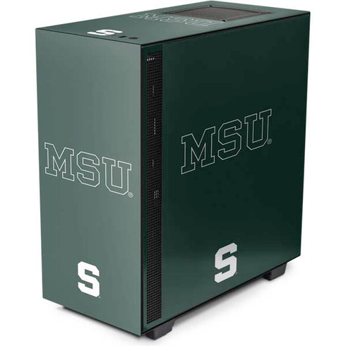 Michigan State University MSU Letters NZXT H510 Compact ATX Mid-Tower Case Skin