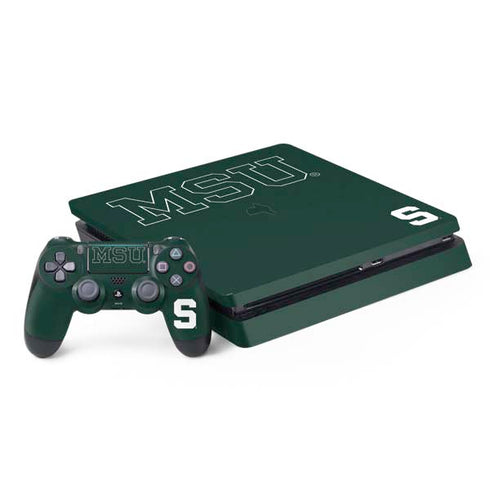 Michigan State University MSU Letters PS4 Slim Bundle Skin
