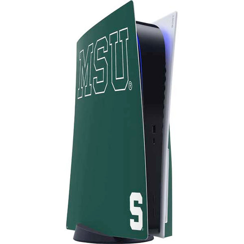 Michigan State University MSU Letters PS5 Console Skin