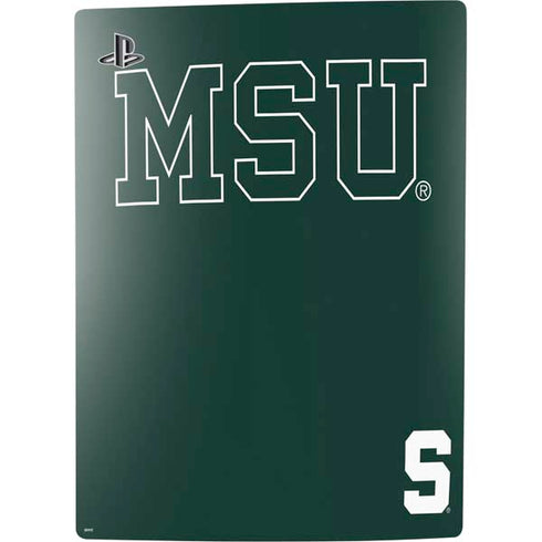 Michigan State University MSU Letters PS5 Digital Edition Console Skin