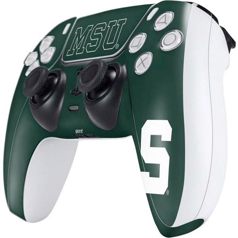 Michigan State University MSU Letters PS5 Controller Skin