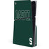 Michigan State University MSU Letters PS5 Slim Disk Console Skin
