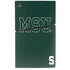 Michigan State University MSU Letters PS5 Slim Digital Edition Console Skin