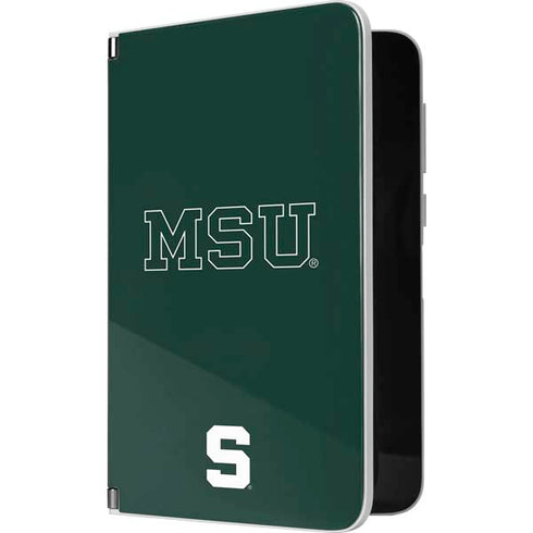Michigan State University MSU Letters Surface Duo Skin