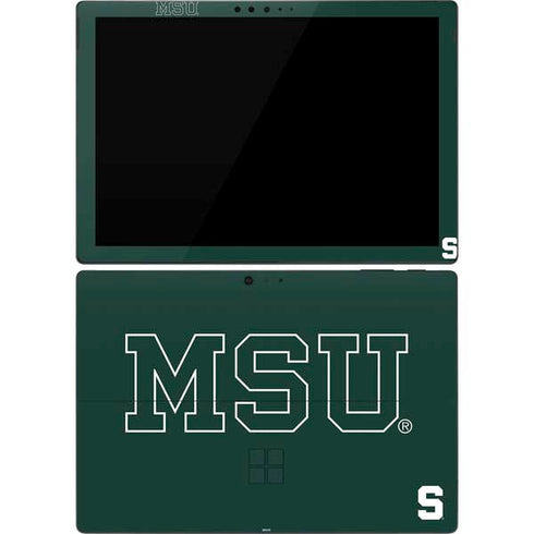 Michigan State University MSU Letters Surface Pro 7 Skin