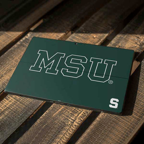 Michigan State University MSU Letters Surface Pro 7 Skin