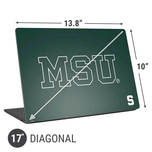 Michigan State University MSU Letters Universal Laptop 17in (13.8 x 10in) Skin
