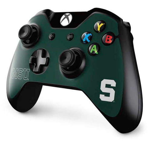 Michigan State University MSU Letters Xbox One Controller Skin