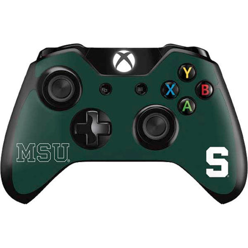 Michigan State University MSU Letters Xbox One Controller Skin