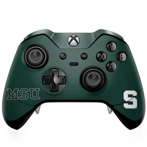 Michigan State University MSU Letters Xbox One Elite Controller Skin