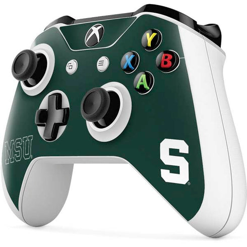 Michigan State University MSU Letters Xbox One S All-Digital Edition Bundle Skin